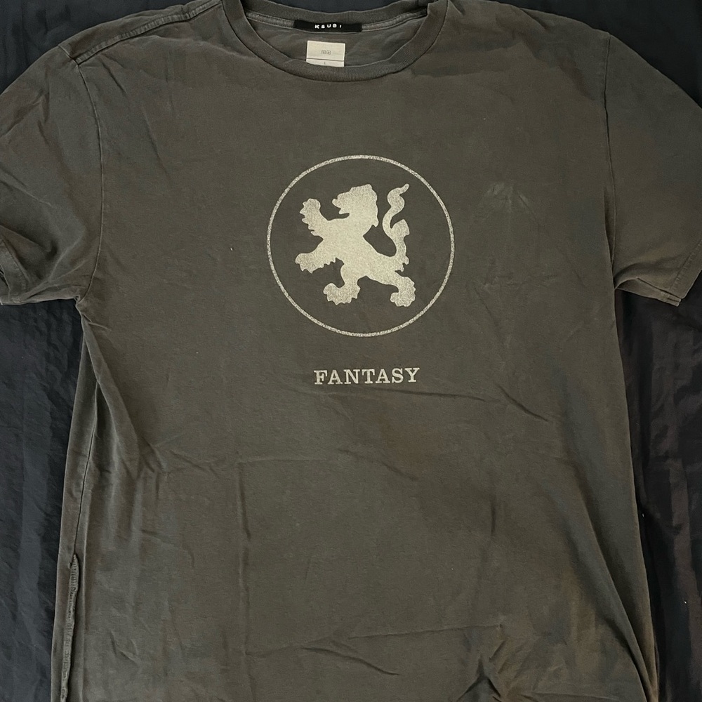 Ksubi Gray Short Sleeve Tee Casual Style